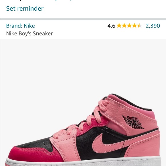Nike Unisex Air Jordan 1 Mid (GS) Sneaker - size 5.5/7 womens - Picture 7 of 7